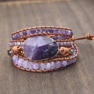 Exquisite Handmade Natural Stone Women's Bracelet